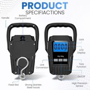 Luggage Scale – Digital Travel Scale with LCD Display & High Precision - Vesfy - Image 4