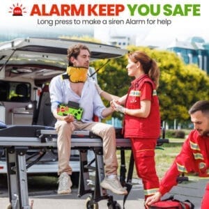 Notfallradio - 7400mWh Solar- und Kurbelantrieb mit eingebauten Kabeln und LED-Taschenlampe - Vesfy – Bild 8