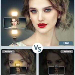 Selfie Stick met Statief en LED Verlichting – Bluetooth Afstandsbediening – 114 cm Uitschuifbaar – Geschikt voor iPhone & Android Smartphones – Bild 8